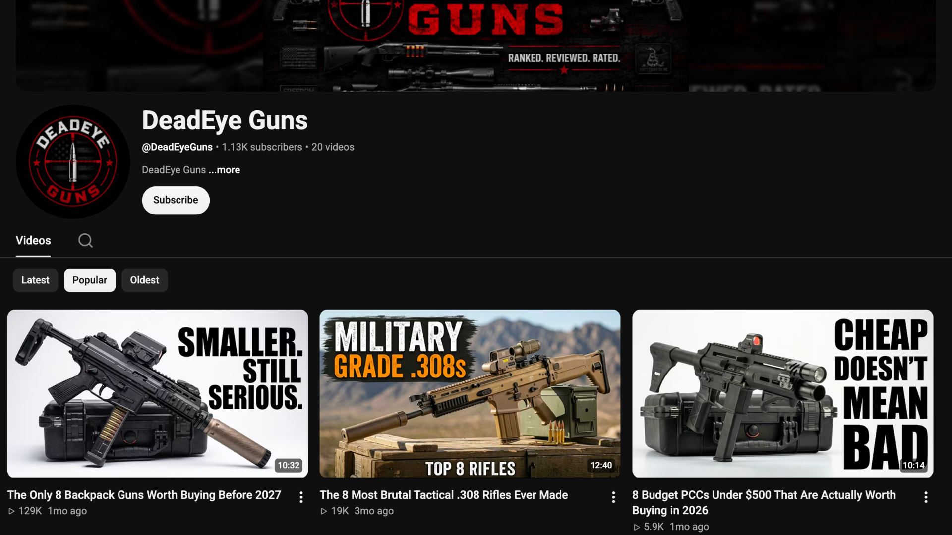YouTube analytics screenshot 5